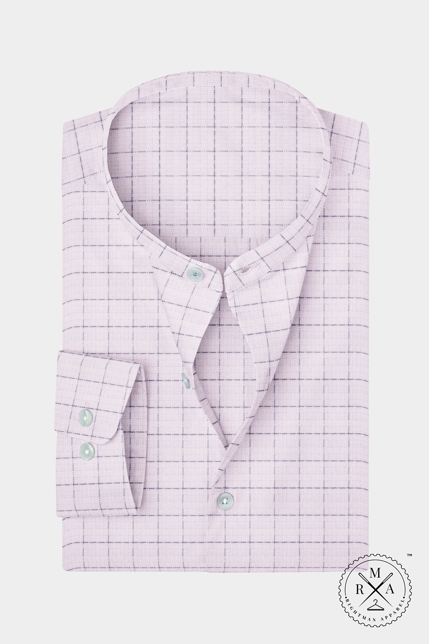 White Checks Giza Cotton Shirt SH350